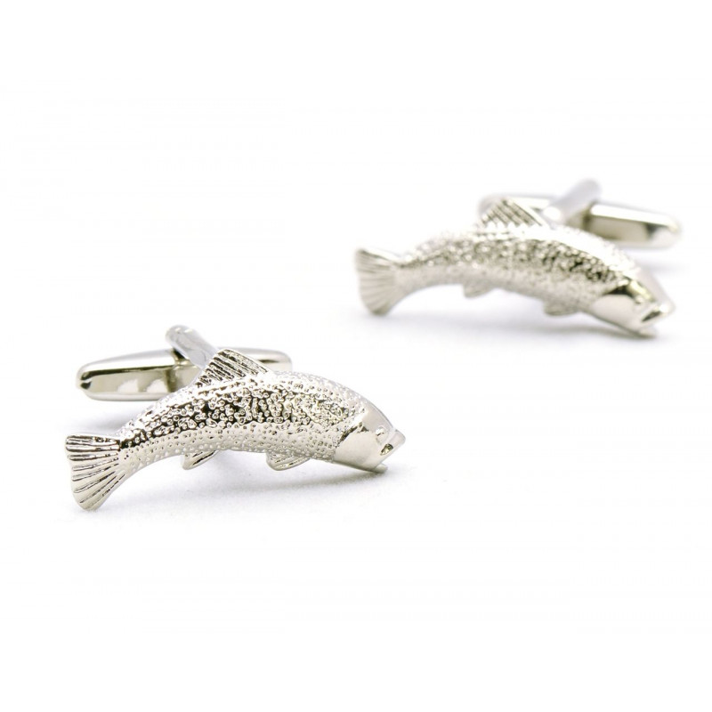 Boutons de manchette poisson Salmo
