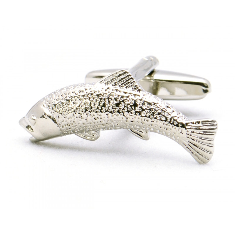 Boutons de manchette poisson Salmo