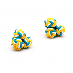 Castries Silk Knot Cufflinks