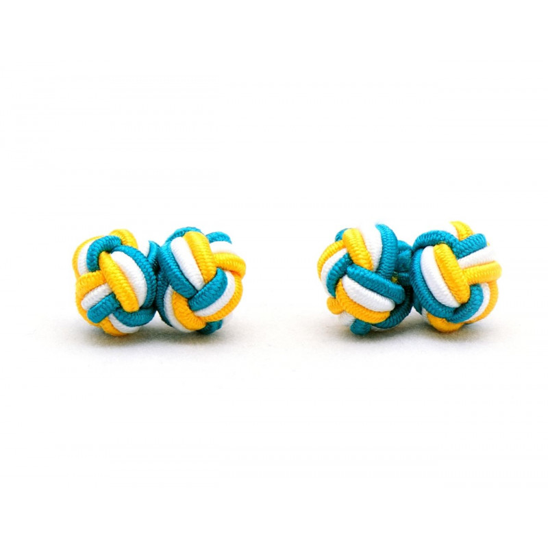 Castries Silk Knot Cufflinks