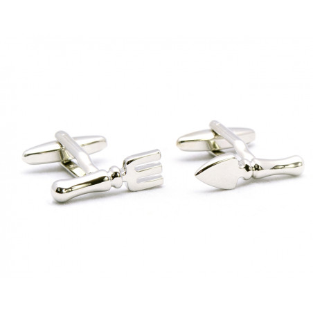 Pastry Cufflinks (Fork & Server)