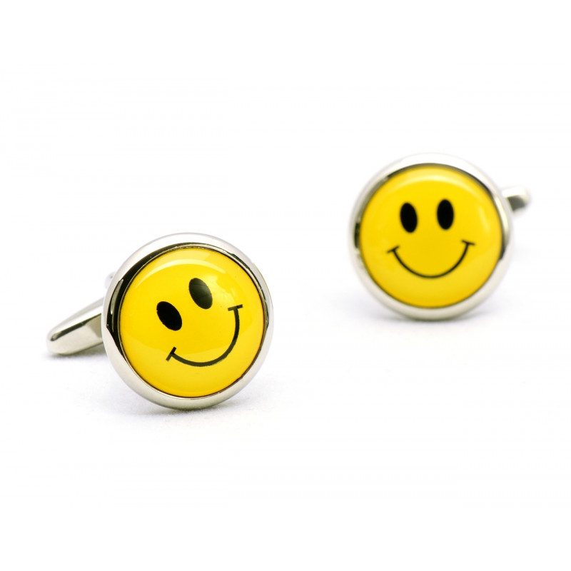 Boutons de manchette Smiley