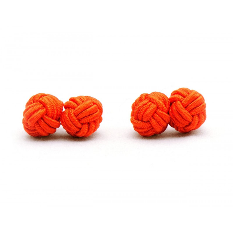 Boutons de manchette Orange