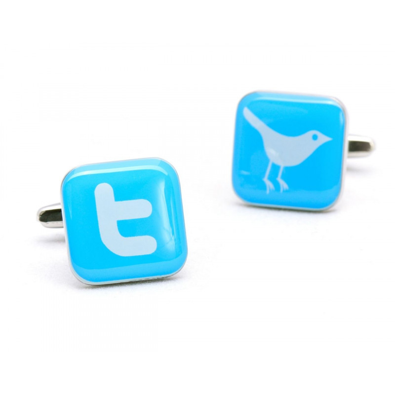 Boutons de manchette Twitter