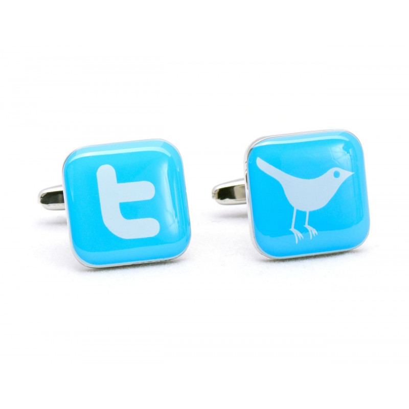 Boutons de manchette Twitter