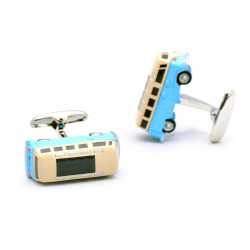 "Woodstock" VW Van Cufflinks