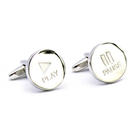 Play / Pause Cufflinks