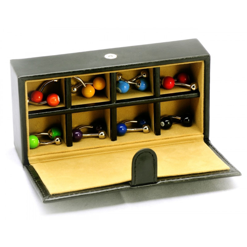 Boutons de manchette Coffret billards