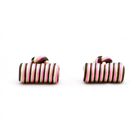 Kathmandu Silk Knot Cufflinks