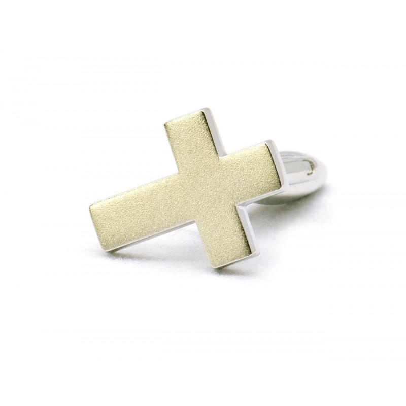 Silver Cross Cufflinks