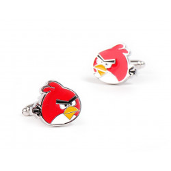 Angry Birds Cufflinks (Red)