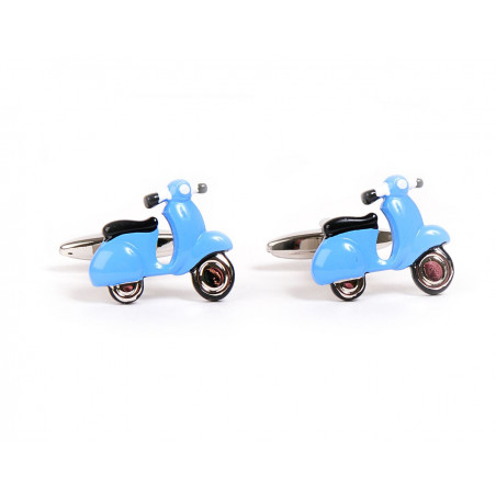 Bella Vità Vespa Cufflinks (Blue)
