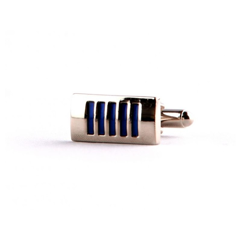 Boutons de manchette Under Pressure Bleus