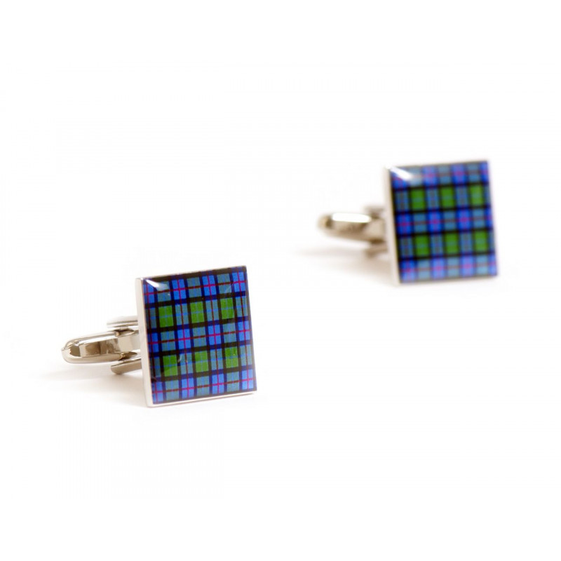Grey Oceans Tartan Cufflinks