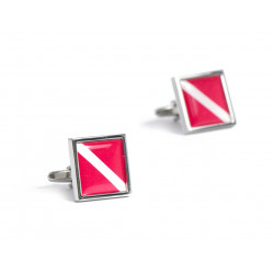 Diving Flag Cufflinks