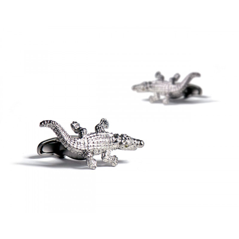 Boutons de manchette Crocodiles