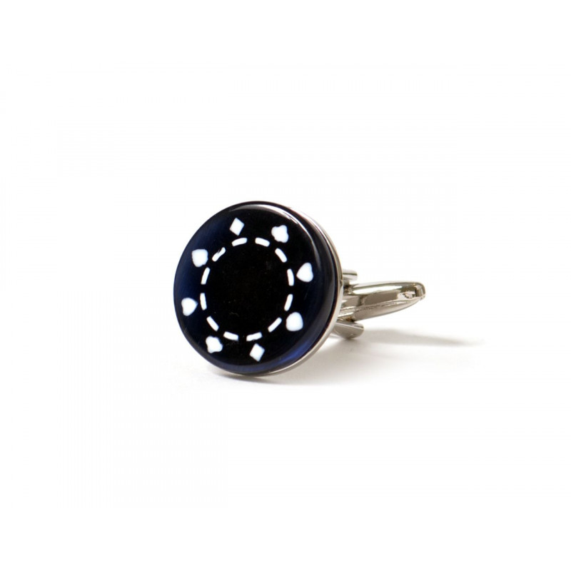 Boutons de manchette Poker Face