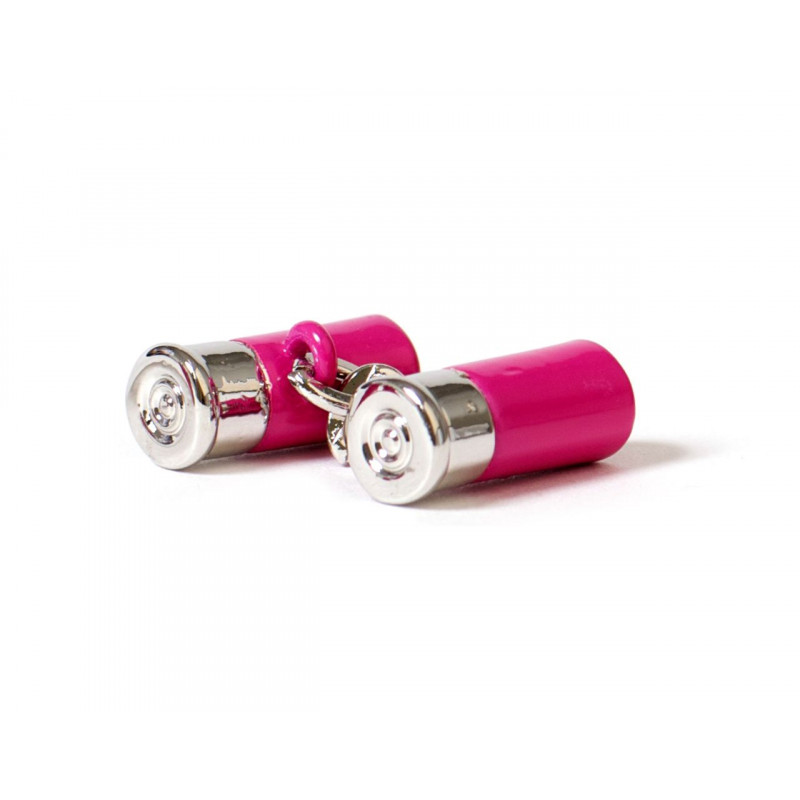 Boutons de manchette Cartouches roses
