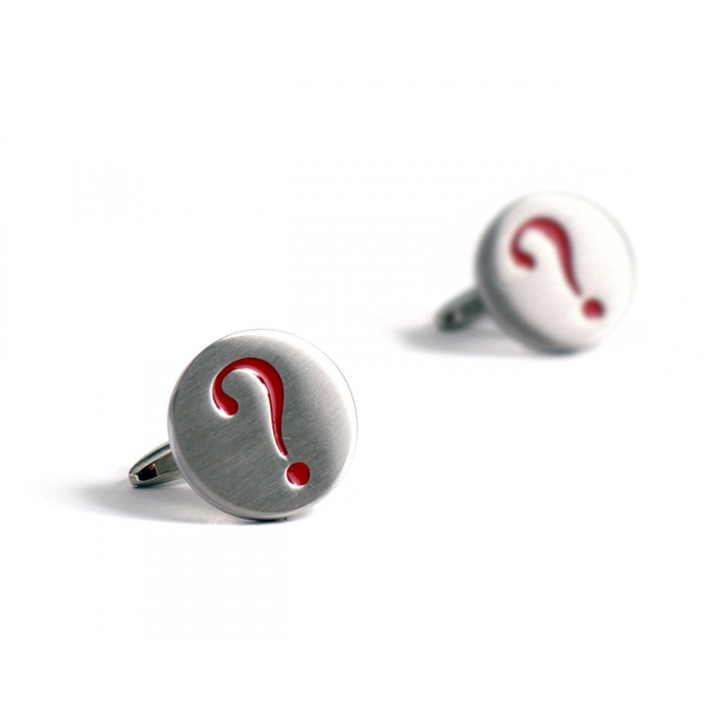 Boutons de manchette Question mystère