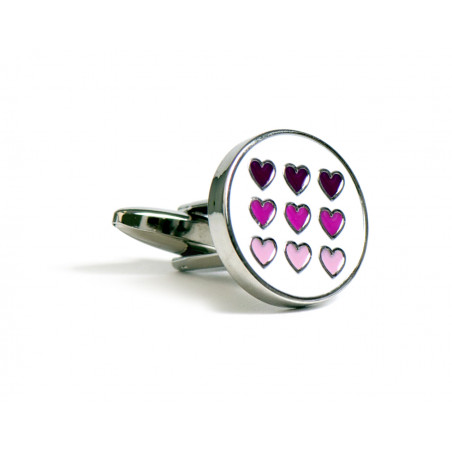 Triple Heart Cufflinks