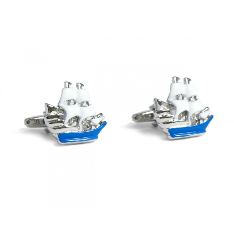 Boutons de manchette bateaux Caravelles