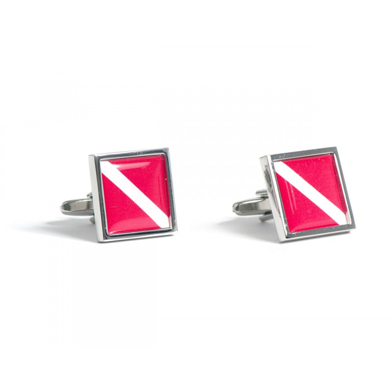 Diving Flag Cufflinks