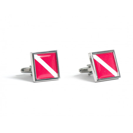 Diving Flag Cufflinks