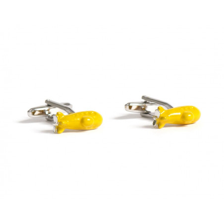 Yellow Submarine Cufflinks (Le Redoutable)