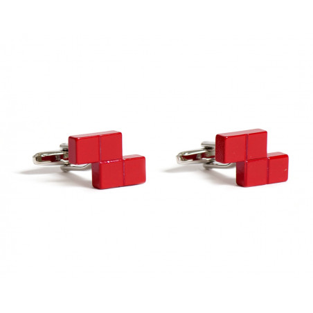 Red Tetris Cufflinks (Z)