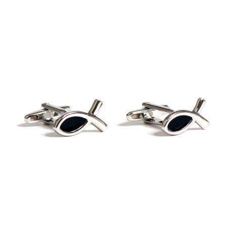 Ichthys Fish Cufflinks