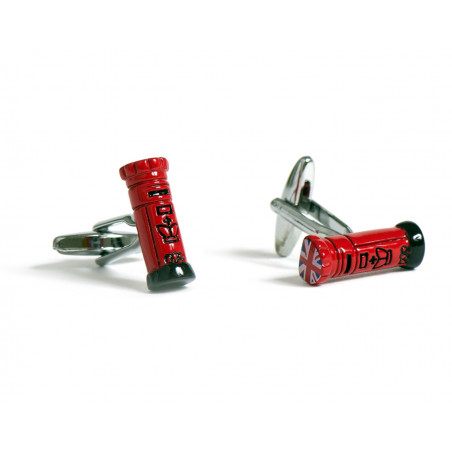 Mr Postman Pillar Box Cufflinks