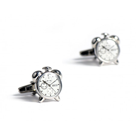 "Wake Up" Alarm Clock Cufflinks