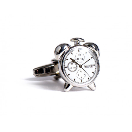"Wake Up" Alarm Clock Cufflinks