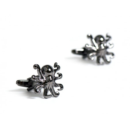 Black Octopus Cufflinks