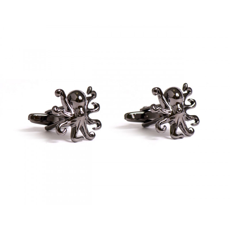 Boutons de manchette décalés pieuvre Octopussy