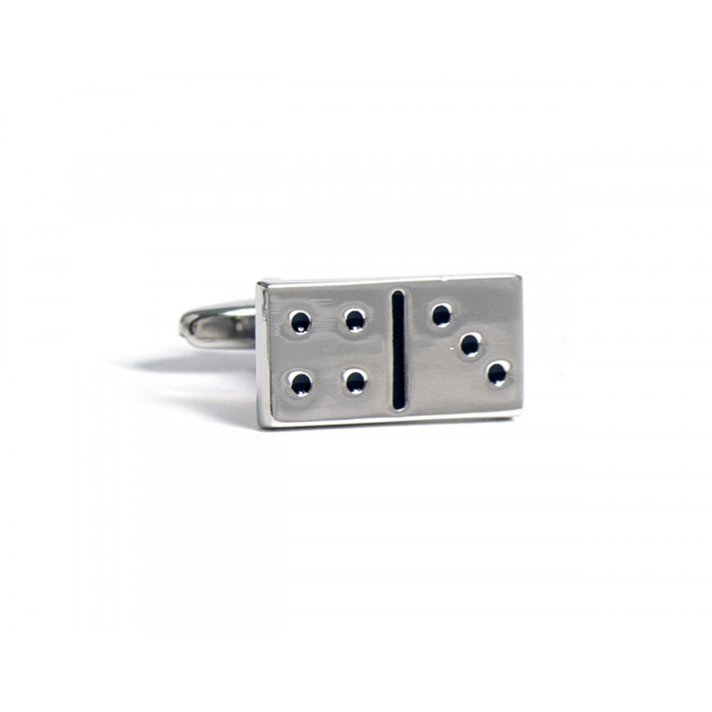 Boutons de manchette décalés Dominos 3