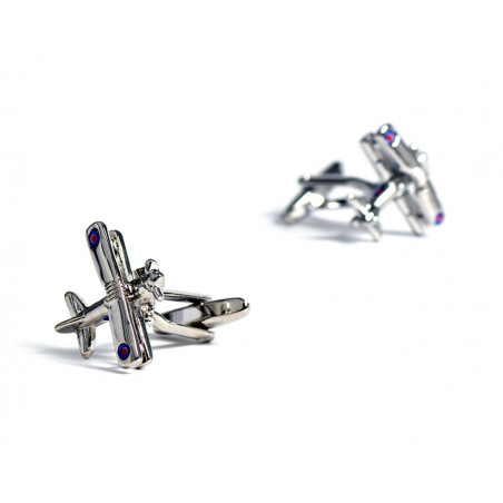 Saint-Exupéry Biplane Cufflinks