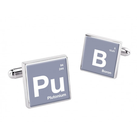 PuB Periodic Table Cufflinks