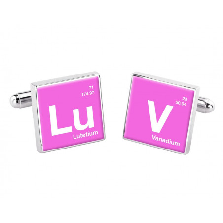 LuV Periodic Table Cufflinks