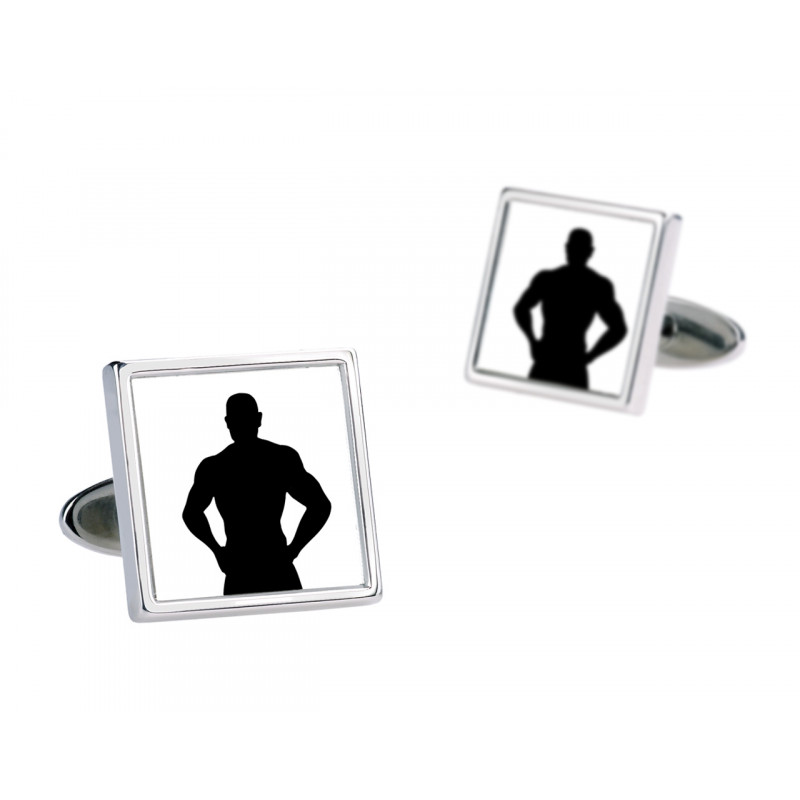 Boutons de manchette Muscle Man