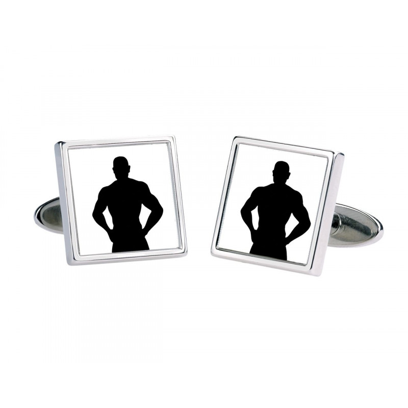 Boutons de manchette Muscle Man