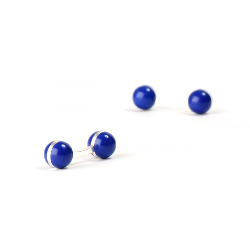 Blue Ball Cufflinks