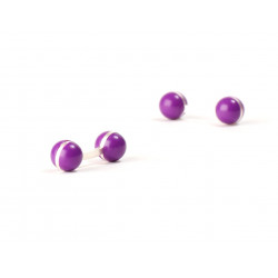 Purple Ball Cufflinks