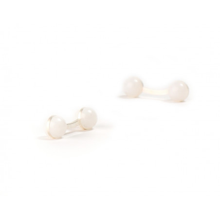 White Balls Cufflinks