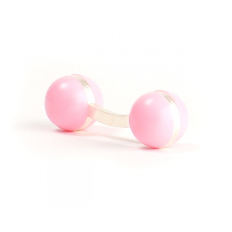 Candy Pink Ball Cufflinks