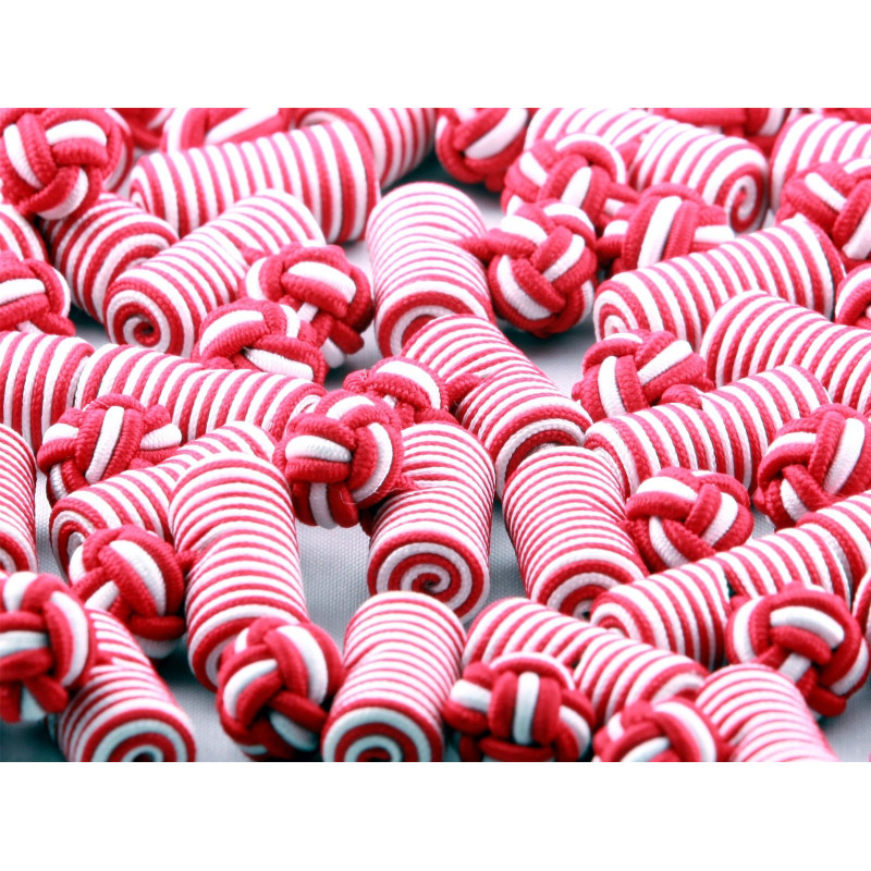 Cylindre rouge et blanc