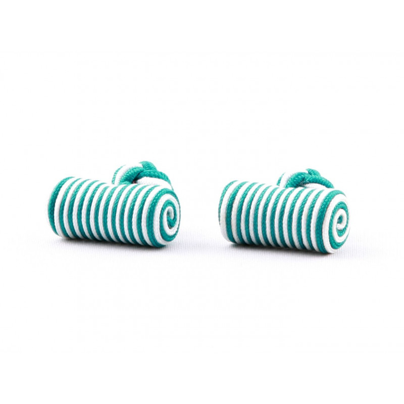 Cylindre vert et blanc