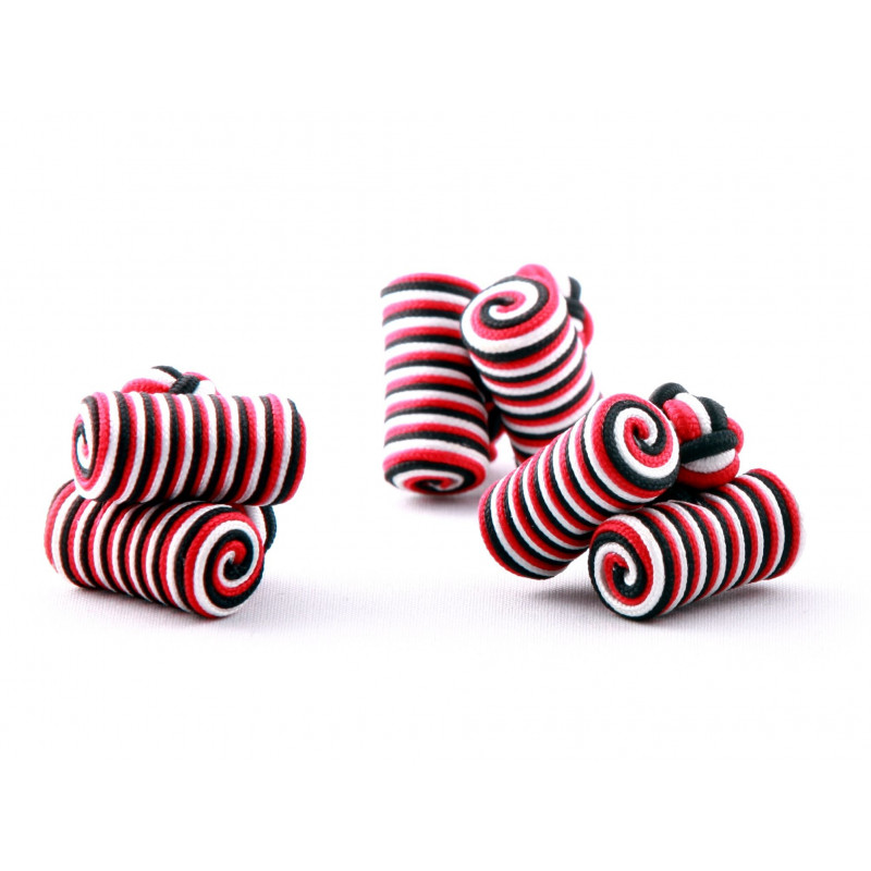 Cylindre noir, blanc, rouge