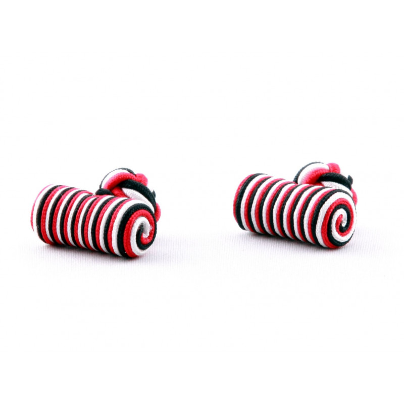 Cylindre noir, blanc, rouge