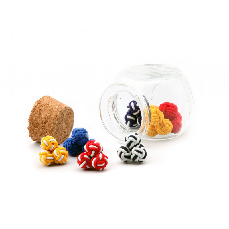 Seven Wonders of the World Silk Knot Jar